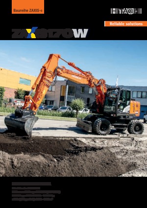 व्हील एक्सकेवेटर Hitachi ZX170W-6