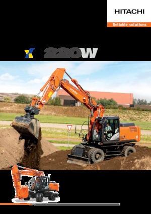 क्रॉलर एक्सकेवेटर Hitachi ZX220W-5B