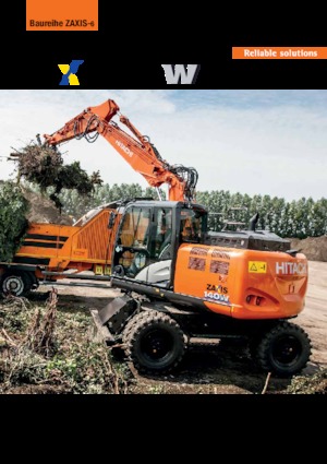 व्हील एक्सकेवेटर Hitachi ZX140W-6