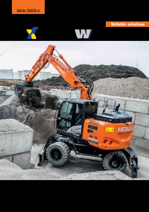 व्हील एक्सकेवेटर Hitachi ZX145W-6
