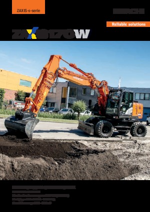 व्हील एक्सकेवेटर Hitachi ZX170W-6