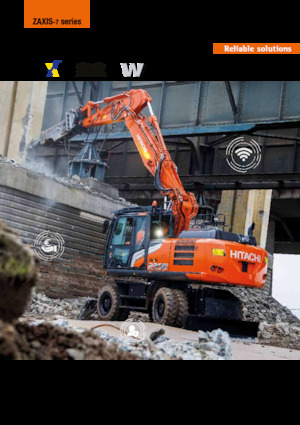 व्हील एक्सकेवेटर Hitachi ZX220W-7