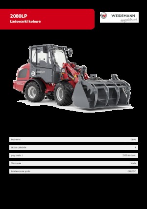 व्हील लोडर Weidemann 2080 LP 