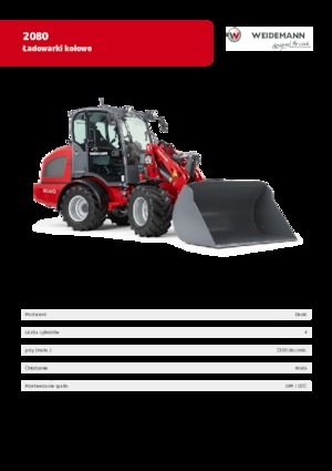 व्हील लोडर Weidemann 2080
