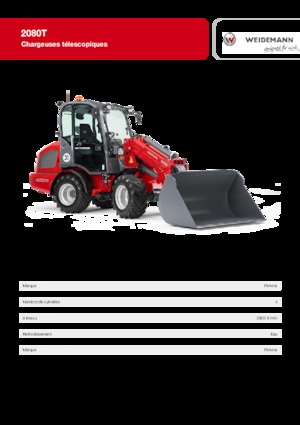 व्हील लोडर Weidemann 2080 T