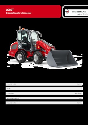 व्हील लोडर Weidemann 2080 T