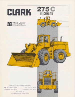 व्हील लोडर Clark Michigan 275C
