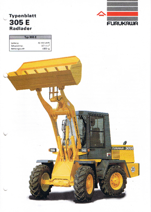 व्हील लोडर Furukawa 305 E