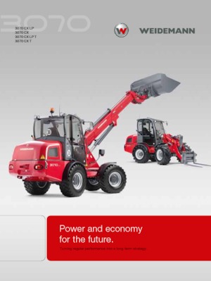 व्हील लोडर Weidemann 3070 CX 80LPT