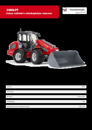 व्हील लोडर Weidemann 3080 LP T 