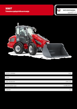 व्हील लोडर Weidemann 3080 T