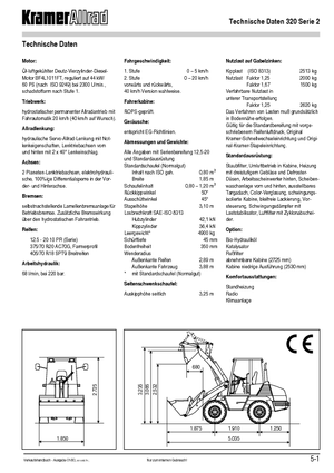 व्हील लोडर Kramer 320 Serie 2