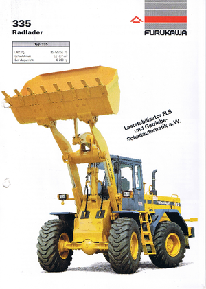व्हील लोडर Furukawa 335