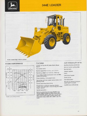 व्हील लोडर John Deere Construction 344 E