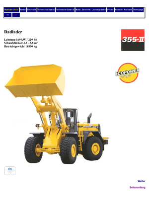 व्हील लोडर Furukawa 355 II