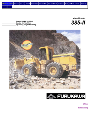 व्हील लोडर Furukawa 385