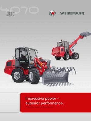 व्हील लोडर Weidemann 4070 CX 80LP