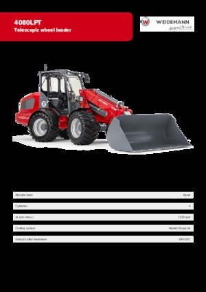 व्हील लोडर Weidemann 4080 LP T 