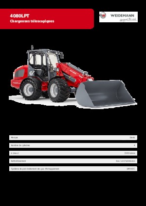 व्हील लोडर Weidemann 4080 LP T 