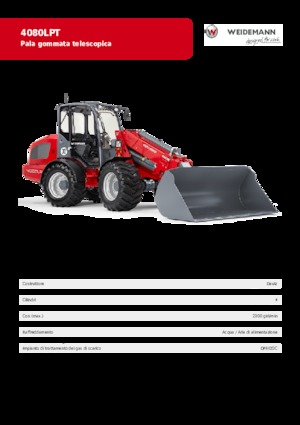 व्हील लोडर Weidemann 4080 LP T 