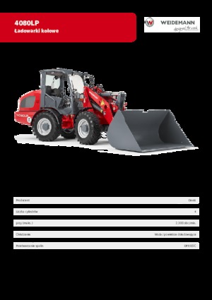 व्हील लोडर Weidemann 4080 LP 