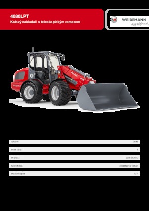 व्हील लोडर Weidemann 4080 LP T 