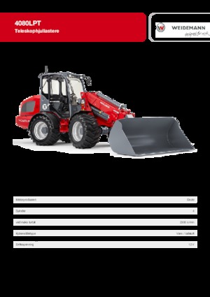 व्हील लोडर Weidemann 4080 LP T 