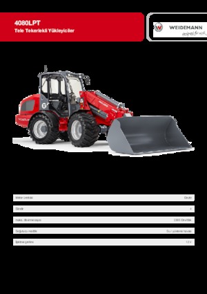 व्हील लोडर Weidemann 4080 LP T 