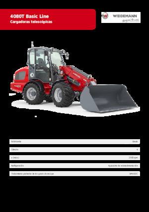 व्हील लोडर Weidemann 4080T Basic Line