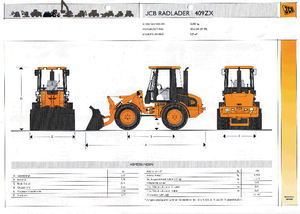 व्हील लोडर JCB 409 ZX