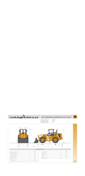 व्हील लोडर JCB 426 e ZX