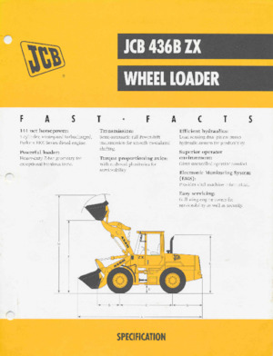व्हील लोडर JCB 436 B ZX