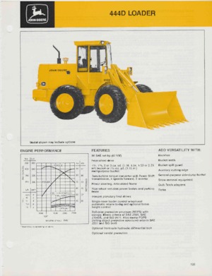 व्हील लोडर John Deere Construction 444 D