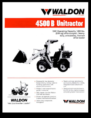 व्हील लोडर Waldon 4500B