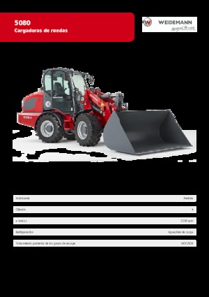 व्हील लोडर Weidemann 5080