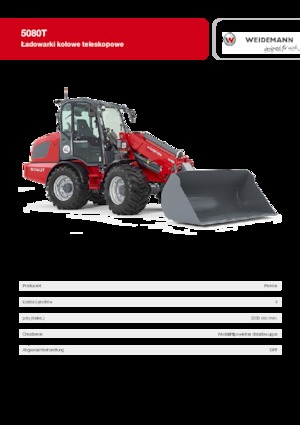 व्हील लोडर Weidemann 5080 T