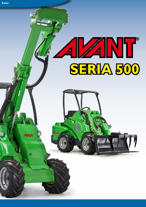 व्हील लोडर Avant Tecno Avant 528