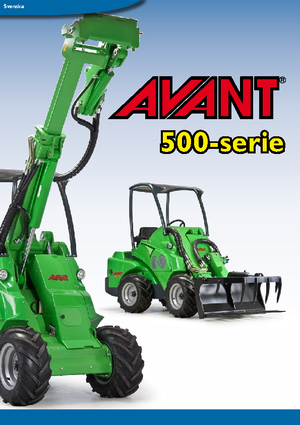 व्हील लोडर Avant Tecno Avant 528