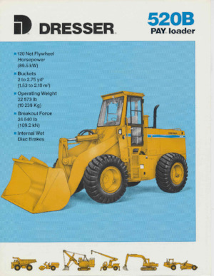 व्हील लोडर Dresser 520 B