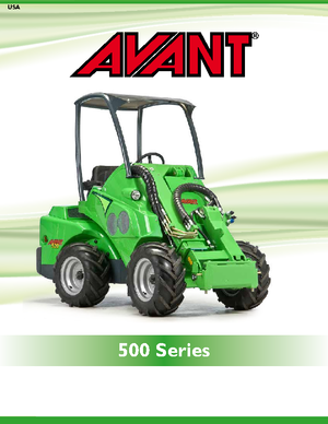 व्हील लोडर Avant Tecno Avant 525