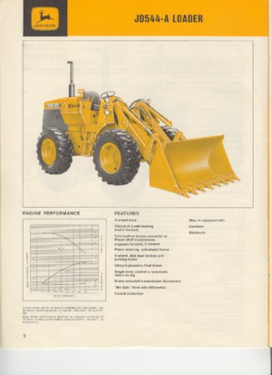 व्हील लोडर John Deere Construction 544 A