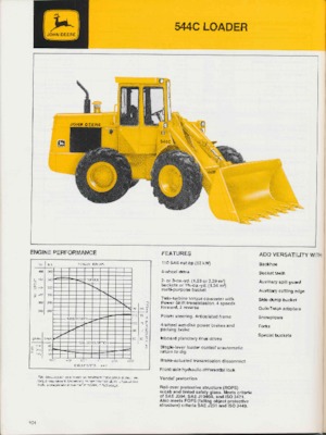 व्हील लोडर John Deere Construction 544 C