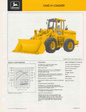 व्हील लोडर John Deere Construction 544 E-H