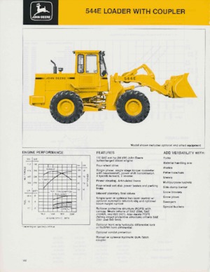 व्हील लोडर John Deere Construction 544 E