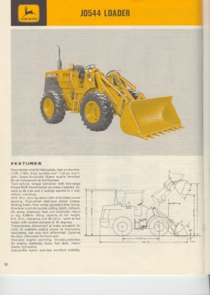 व्हील लोडर John Deere Construction 544