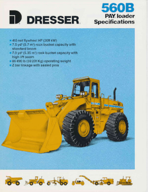 व्हील लोडर Dresser 560 B