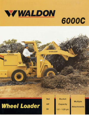 व्हील लोडर Waldon 6000C