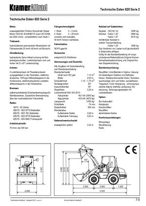 व्हील लोडर Kramer 620 Serie 2