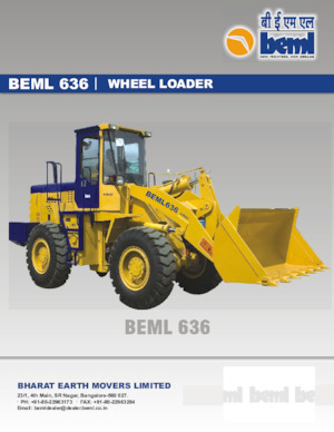 व्हील लोडर Beml 636
