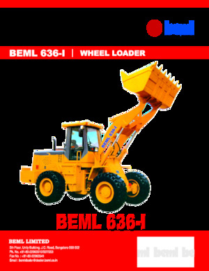 व्हील लोडर Beml 636-I